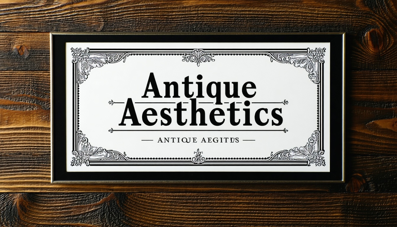 Antique Aesthetics logo